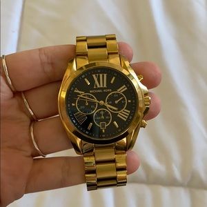 Michael Kors Oversized Bradshaw Gold-Tone Watch